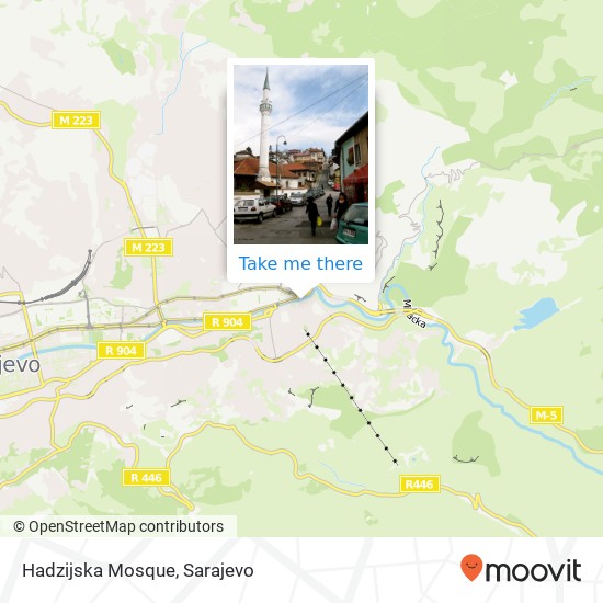 Hadzijska Mosque map