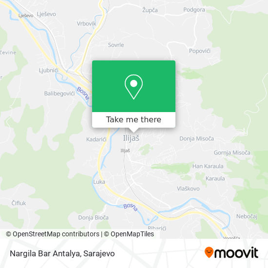 Nargila Bar Antalya mapa