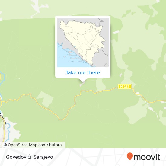 Govedovići map