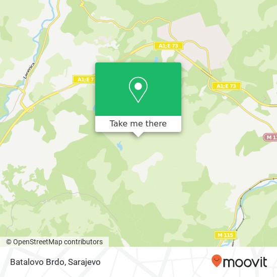 Batalovo Brdo map