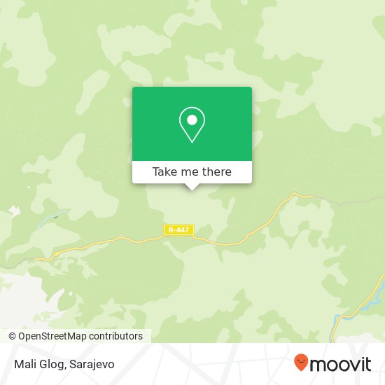 Mali Glog map