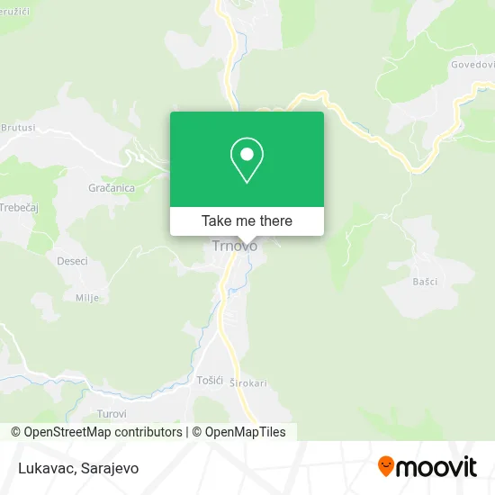 Lukavac mapa