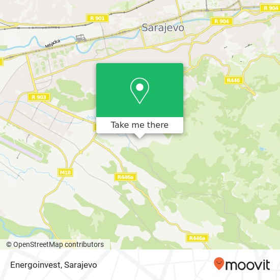 Energoinvest map