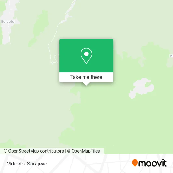 Mrkodo mapa