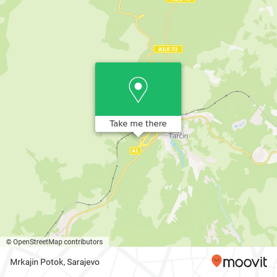 Mrkajin Potok map
