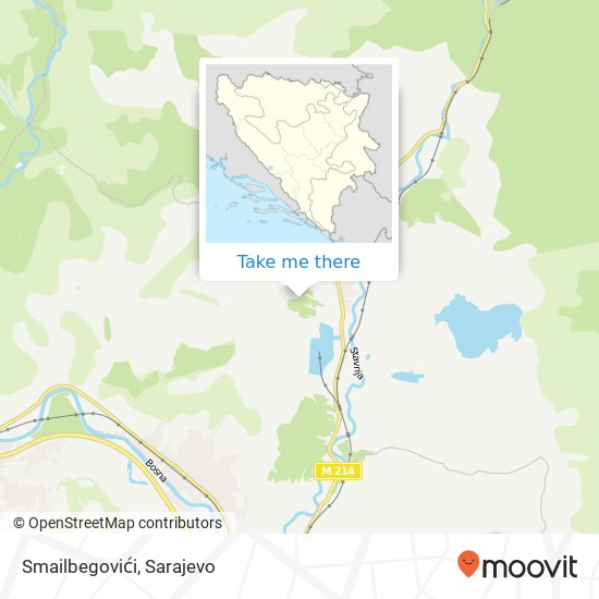 Smailbegovići map
