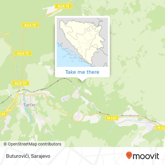 Buturovići map