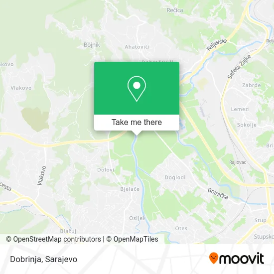 Dobrinja mapa
