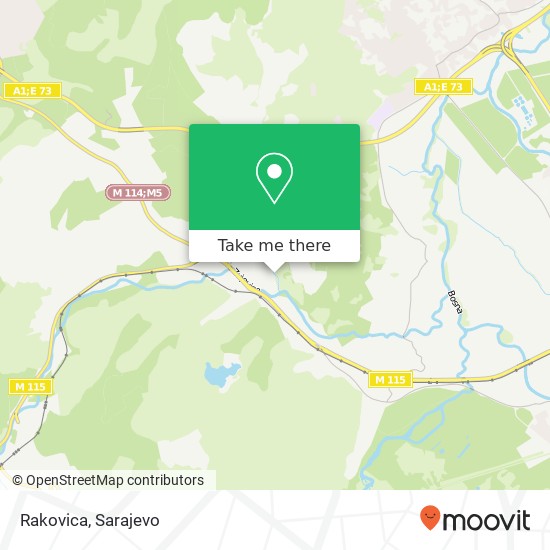 Rakovica map