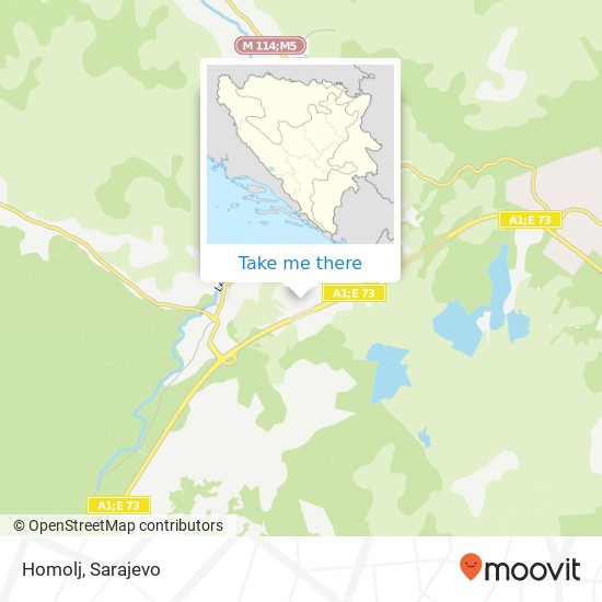 Homolj map