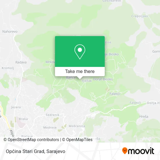 Općina Stari Grad map