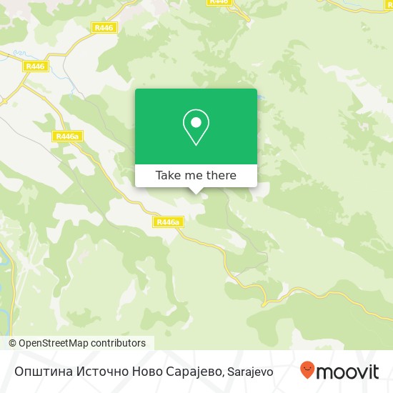 Општина Источно Ново Сарајево mapa