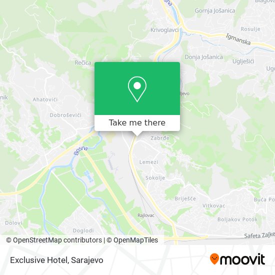 Exclusive Hotel map