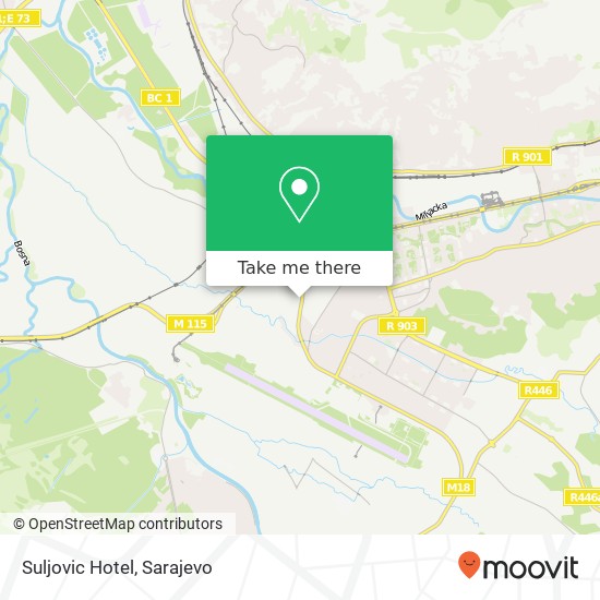 Karta Suljovic Hotel