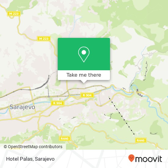 Hotel Palas map