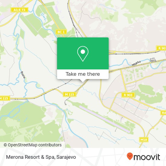 Merona Resort & Spa mapa