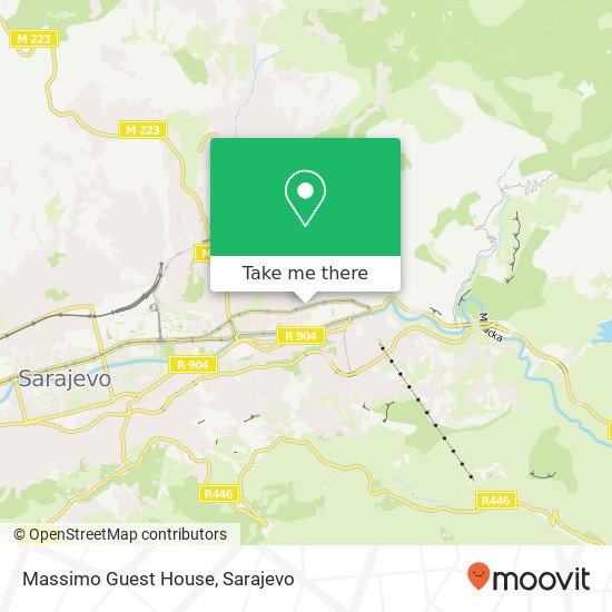 Massimo Guest House map