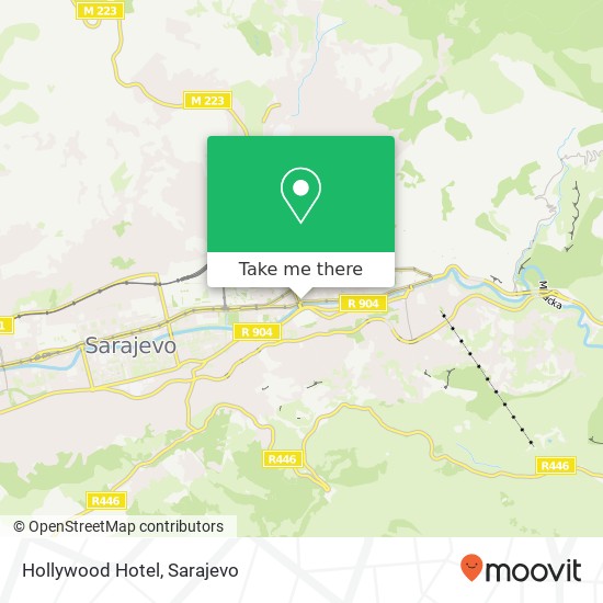 Karta Hollywood Hotel