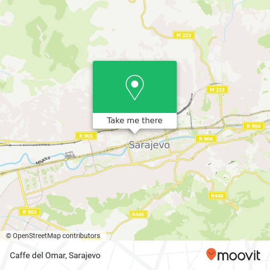 Caffe del Omar map