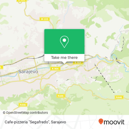 Cafe-pizzeria "Segafredo" mapa