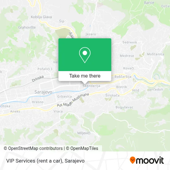 VIP Services (rent a car) map