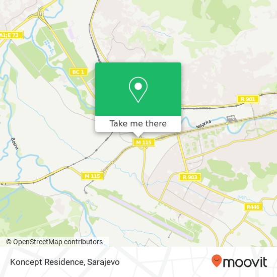 Koncept Residence map