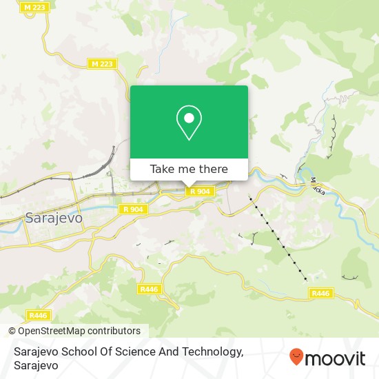 Sarajevo School Of Science And Technology map