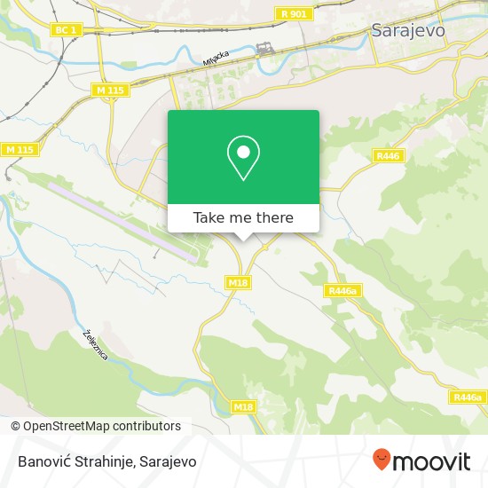 Banović Strahinje map
