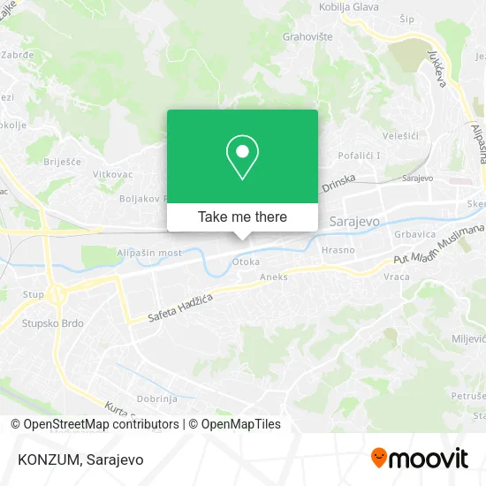 KONZUM map