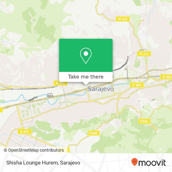 Shisha Lounge Hurem map
