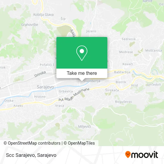 Scc Sarajevo map