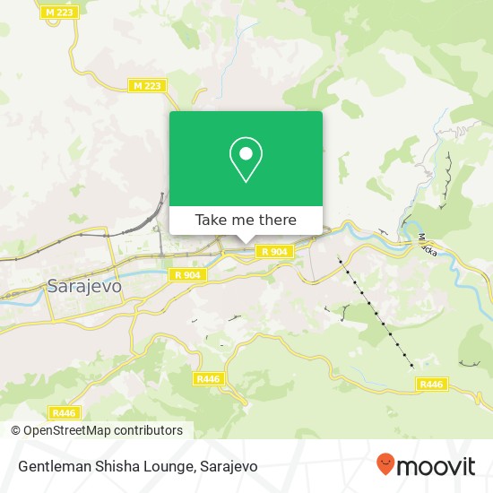 Gentleman Shisha Lounge map