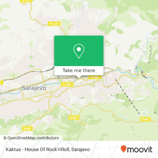 Kaktus - House Of Rock'n'Roll mapa