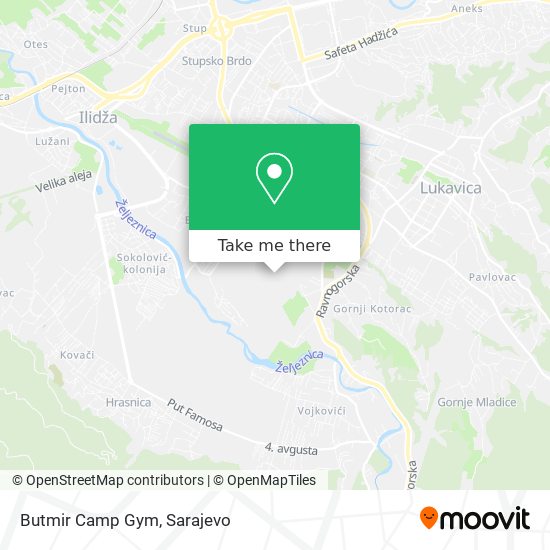 Butmir Camp Gym map