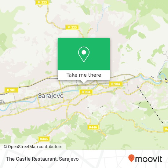 The Castle Restaurant map
