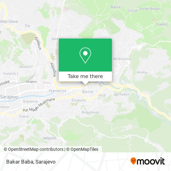 Bakar Baba map