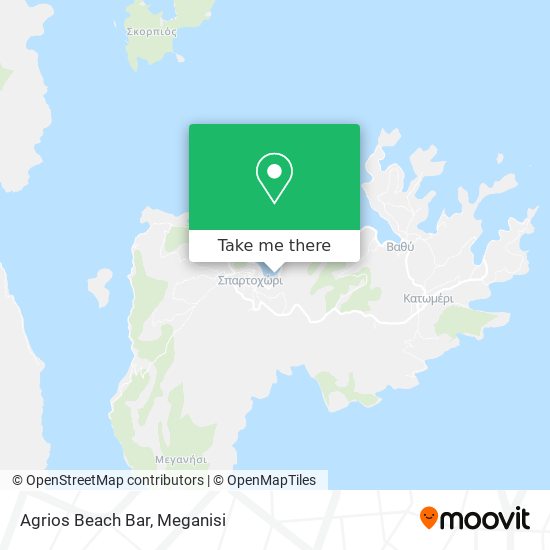 Agrios Beach Bar map