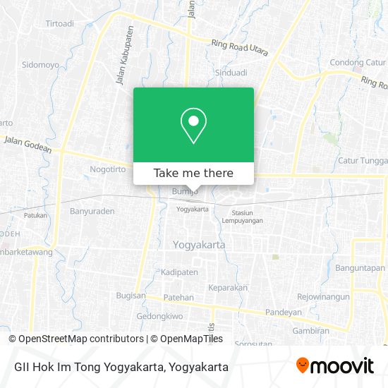 GII Hok Im Tong Yogyakarta map