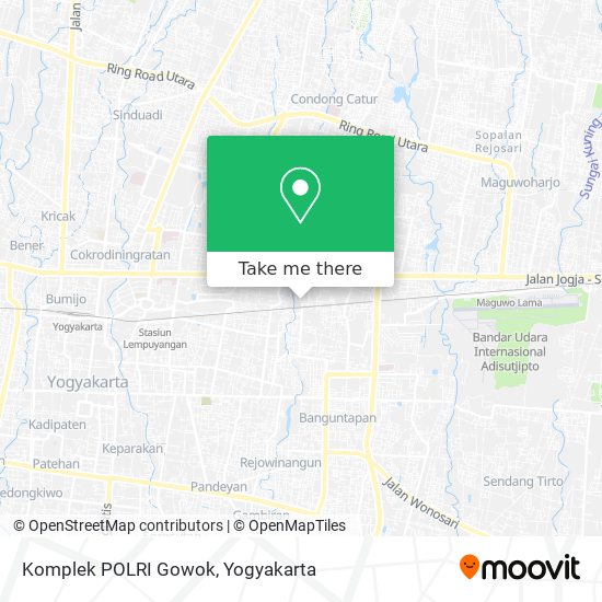 Komplek POLRI Gowok map