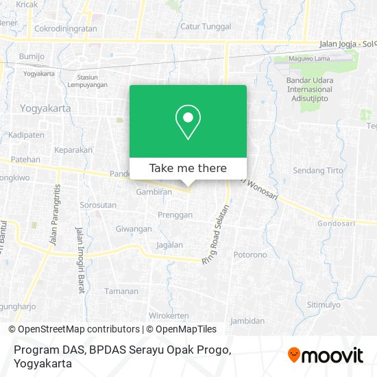 Program DAS, BPDAS Serayu Opak Progo map