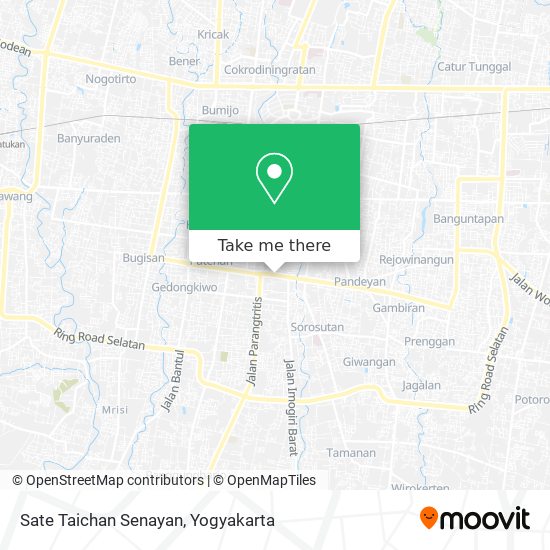 Sate Taichan Senayan map