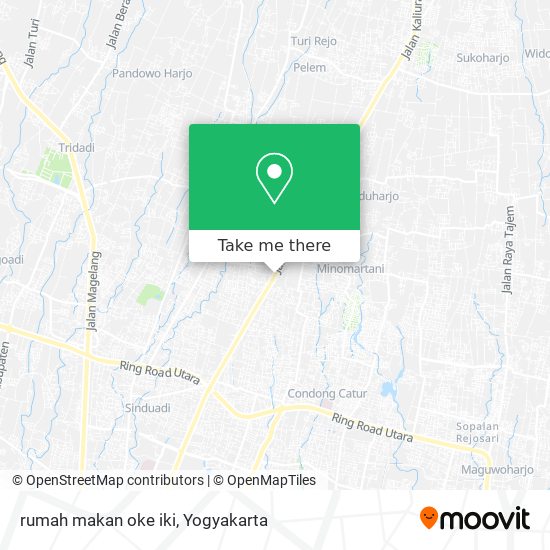 rumah makan oke iki map