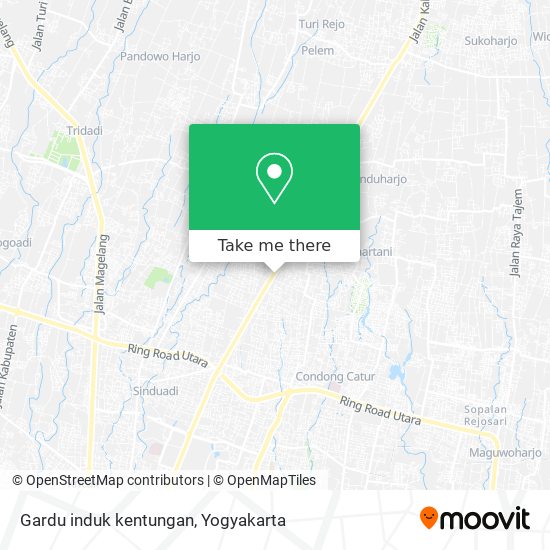 Gardu induk kentungan map