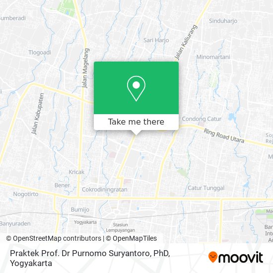 Praktek Prof. Dr Purnomo Suryantoro, PhD map