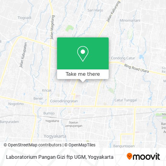 Laboratorium Pangan Gizi ftp UGM map