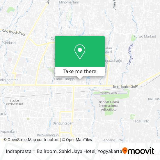 Indraprasta 1 Ballroom, Sahid Jaya Hotel map