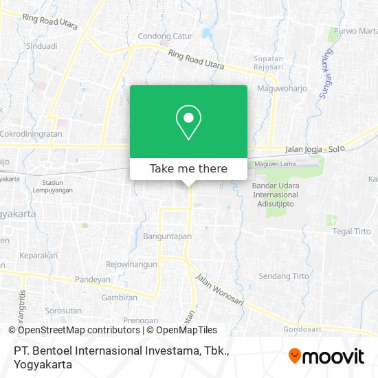 PT. Bentoel Internasional Investama, Tbk. map