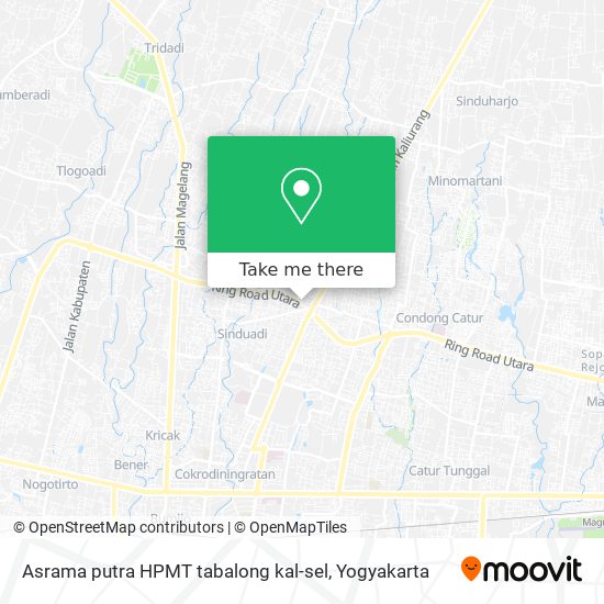Asrama putra HPMT tabalong kal-sel map