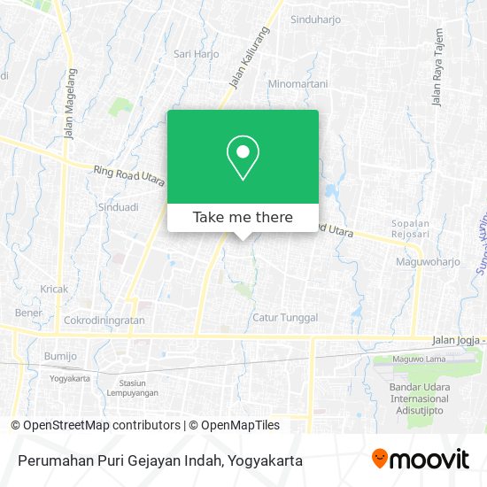 Perumahan Puri Gejayan Indah map