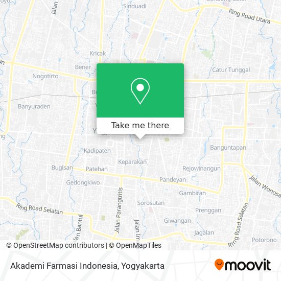 Akademi Farmasi Indonesia map